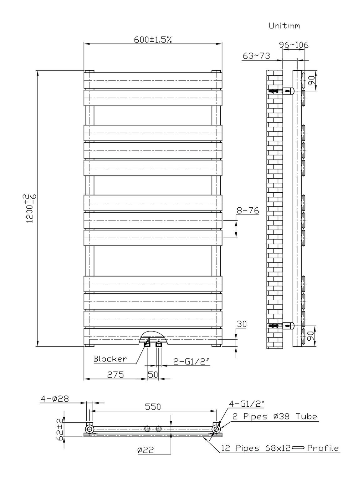 Belrad BFRZ1200600 - techniek - aanzicht 449095 - bron Schwertz & Co