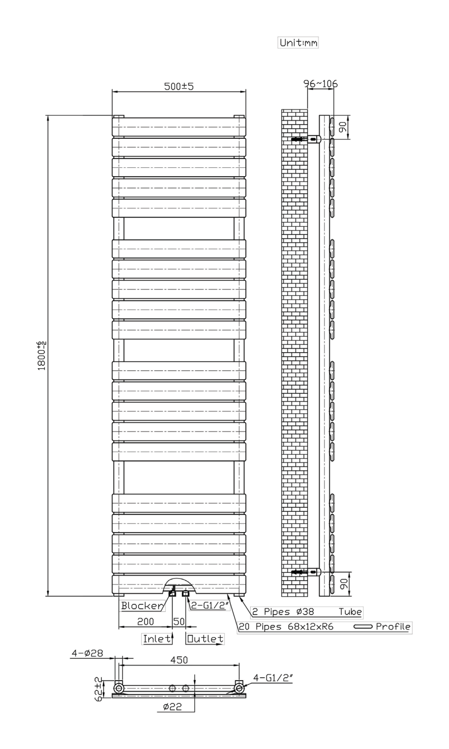 Belrad BFRZ1800500 - techniek - aanzicht 298759 - bron Schwertz & Co