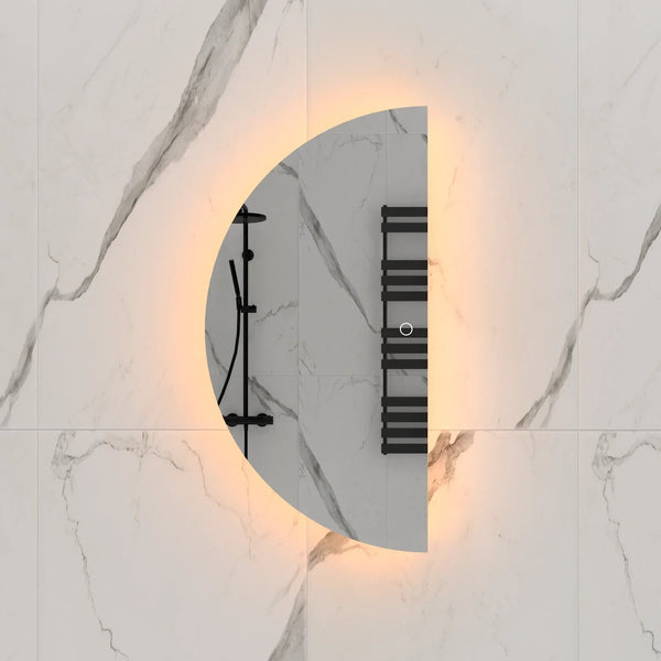 DutchLine Moon Halfronde LED Spiegel - 36