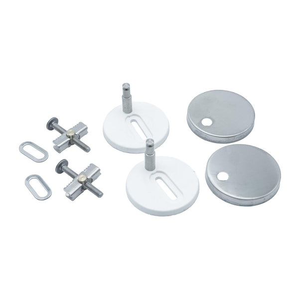 Aloni Wc-Zitting Inox Montageset