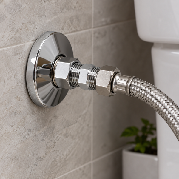 Riko verloopnippel M22 bi x 1/2" bu chroom