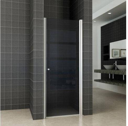 Nisdeur Wiesbaden avec profil Verre fumé 8mm Revêtement Nano 202cm de haut (disponible en 60, 70, 80, 90 & 100cm)