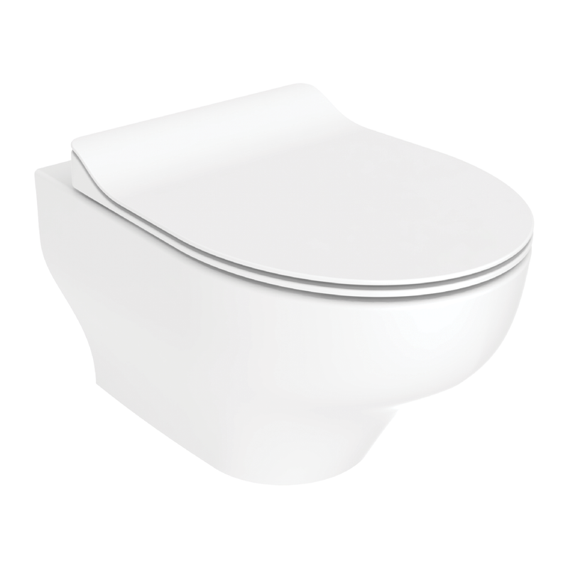 Creavit Ness randloos hangtoilet glanzend wit