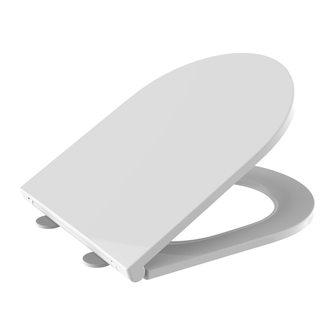 Aloni Premium wc-zitting – slim design – softclose – quick release – topfix – duroplast – RVS scharnieren