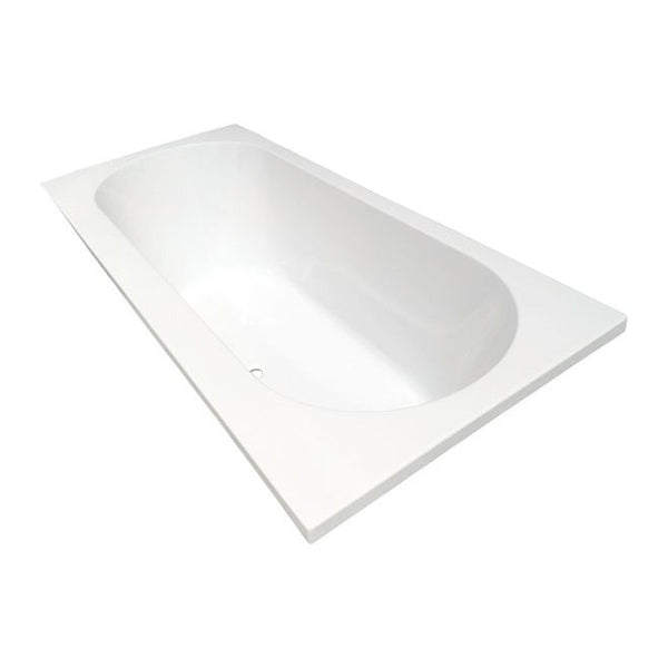 Xellanz Portus RD inbouw duo ligbad 180×80×49 cm acryl glans wit