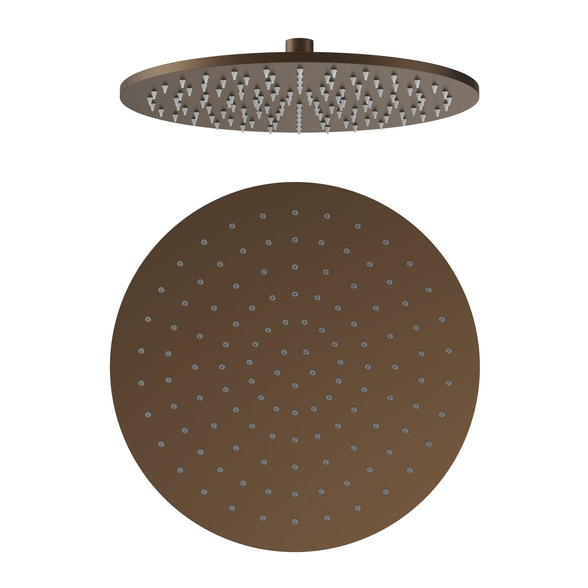 Aloni Uniforma hoofddouche rond 30 cm bruin brons productfoto