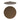 Aloni Uniforma hoofddouche rond 30 cm bruin brons productfoto