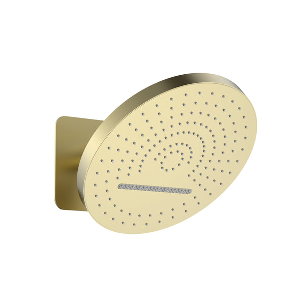 UNIFORMA KOPF-DUSCHE TROPICAL RAIN XL - 2 FUNKTIONEN - WANDMONTAGE - MIT UNTERPUTZGEHÄUSE (PVD)