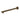 Aloni Uniforma douchearm muurbevestiging bruin brons productfoto