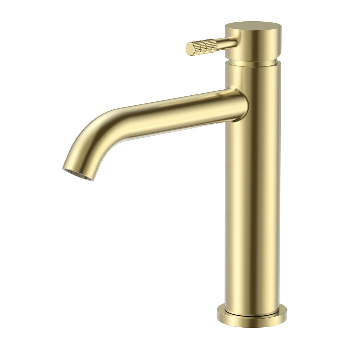 Aloni Stria wastafelmengkraan geborsteld goud productfoto