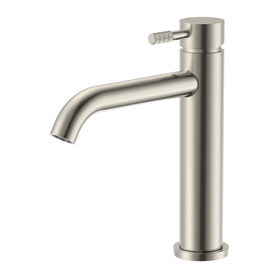 Aloni Stria wastafelmengkraan geborsteld RVS productfoto