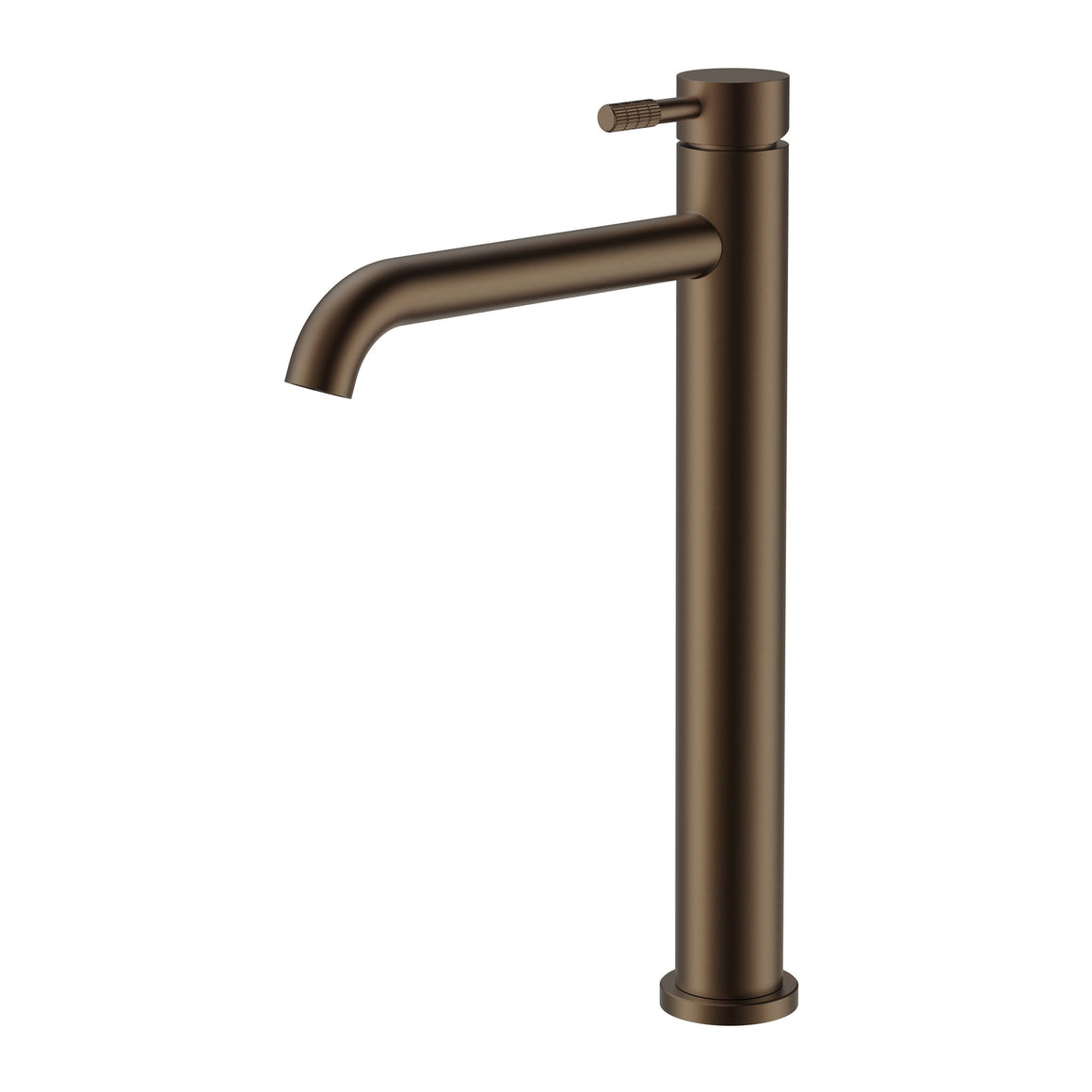 Aloni Stria wastafelmengkraan hoog bruin brons productfoto