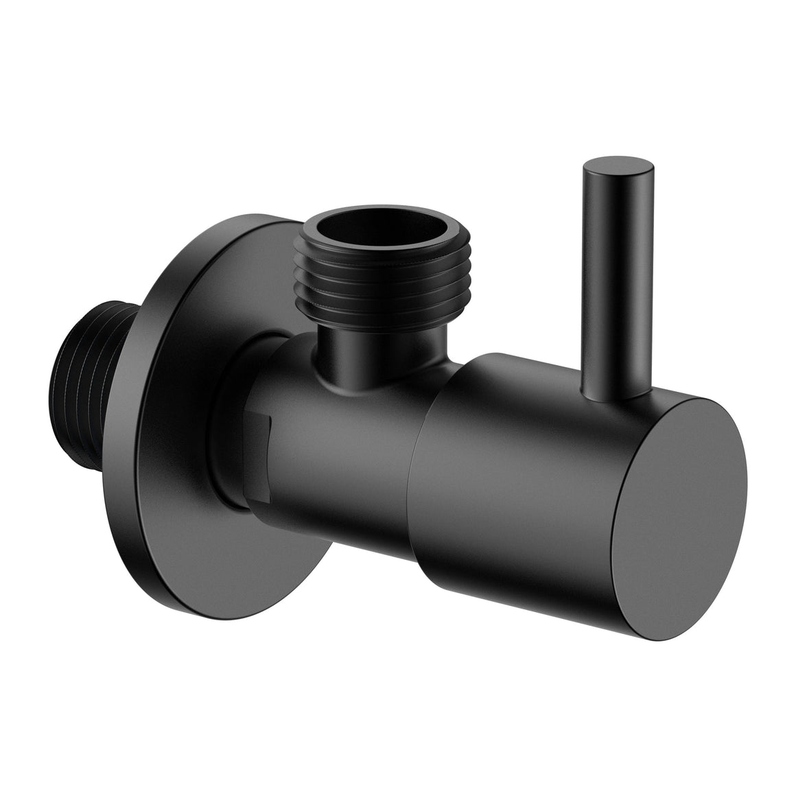 Aloni Uniforma hoekstopkraan mat zwart productfoto