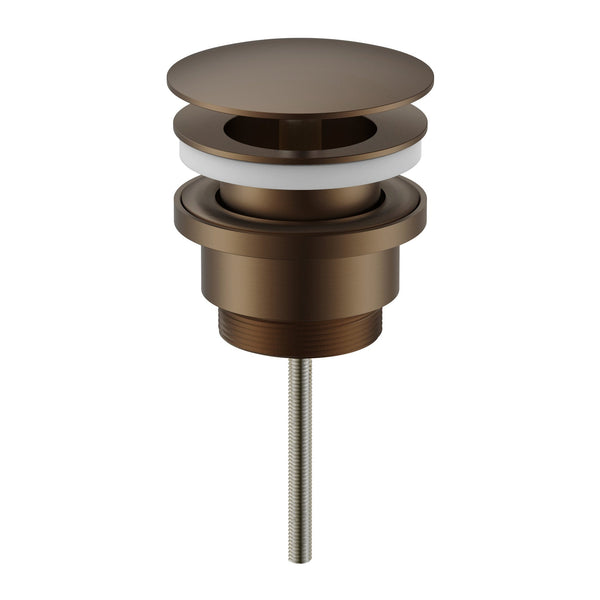 Uniforma Ablaufventil - Immer offen - Braun Bronze (PVD)