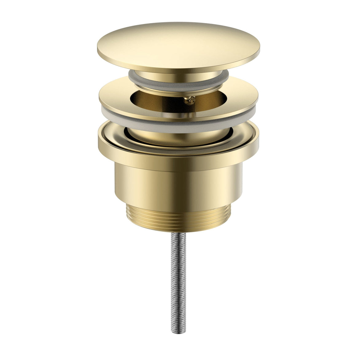 Aloni Uniforma afvoerplug click waste geborsteld goud productfoto