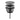 Aloni Uniforma afvoerplug click waste gunmetal productfoto