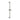 Aloni Uniforma doucheglijstang 66 cm geborsteld RVS productfoto