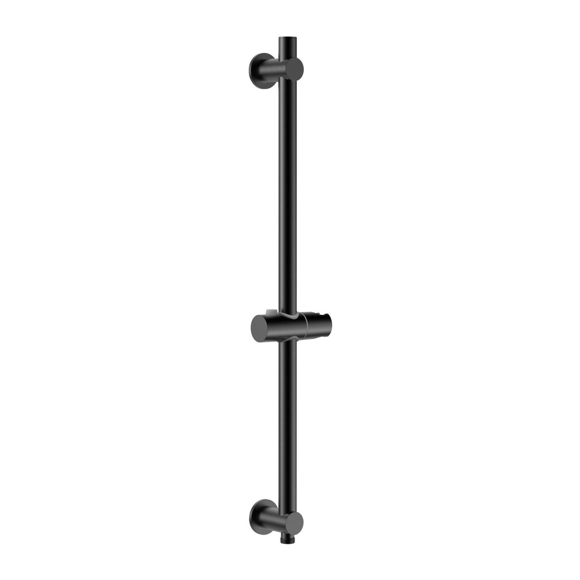 Aloni Uniforma doucheglijstang met wateraansluiting mat zwart productfoto