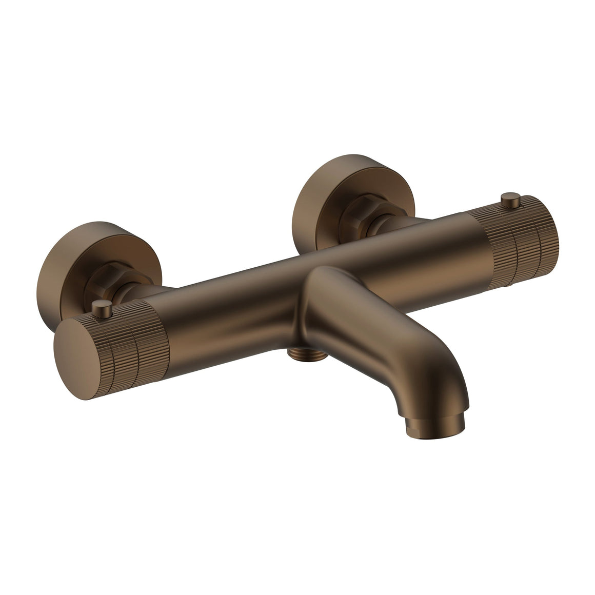 Aloni Stria badthermostaat opbouw bruin brons productfoto
