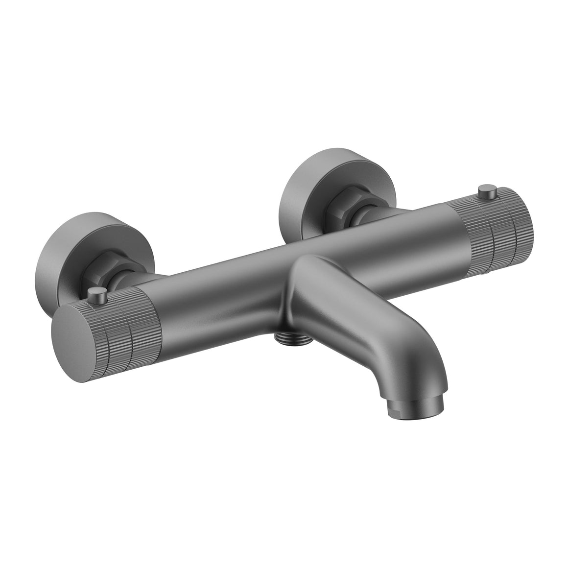 Aloni Stria badthermostaat opbouw gunmetal productfoto