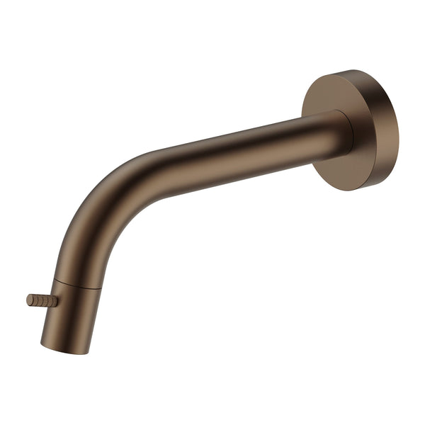 Aloni Stria koudwaterkraan – wandmontage – inkortbaar – knop met ribbelstructuur