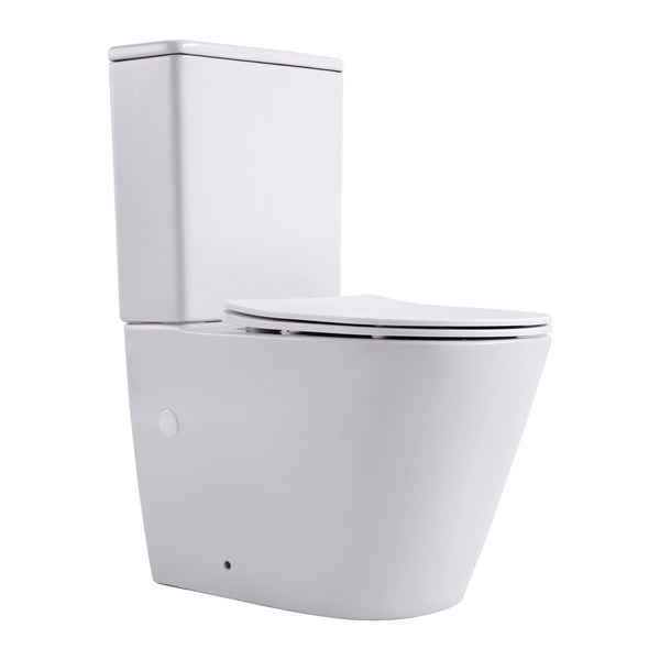 Aloni PRO3027 Duoblok - Staand Toilet - met Reservoir - met Spoelmechanisme - Dubbele Spoeling 4/6L - met Zitting