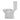 Aloni PRO5026 Duoblok - Staand Toilet met Bidet - Randloos - S-Trap - Vloeruitlaat - met Reservoir - met
