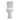 Aloni PRO5026 Duoblok - Staand Toilet met Bidet - Randloos - S-Trap - Vloeruitlaat - met Reservoir - met