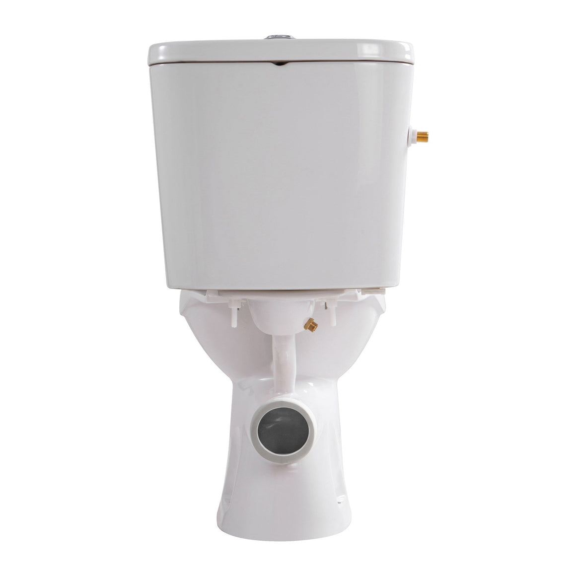 Aloni PRO5027 Duoblok - Staand Toilet met Bidet - Randloos - P-Trap - Muuruitlaat - met Reservoir - met Spoelmechanisme