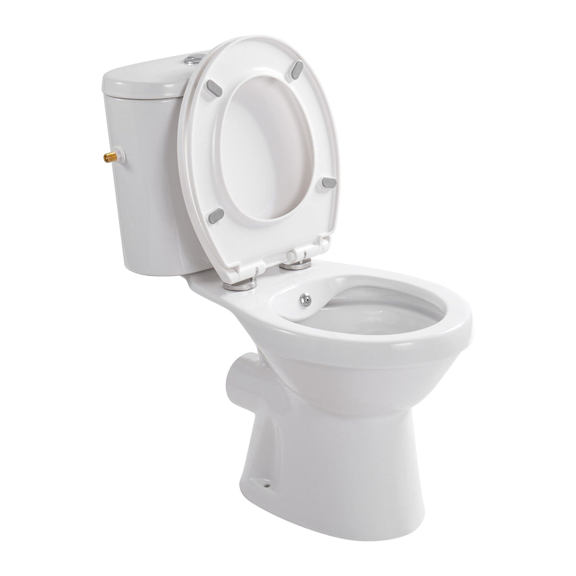 Aloni PRO5027 Duoblok - Staand Toilet met Bidet - Randloos - P-Trap - Muuruitlaat - met Reservoir - met Spoelmechanisme