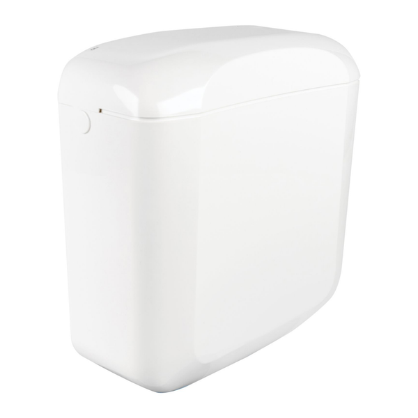 Aloni Saforo toiletreservoir – dubbele spoeling 3/6 L – waterbesparend – kunststof
