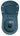 Isvea Infinity Hangtoilet petrolgroen afbeelding 2