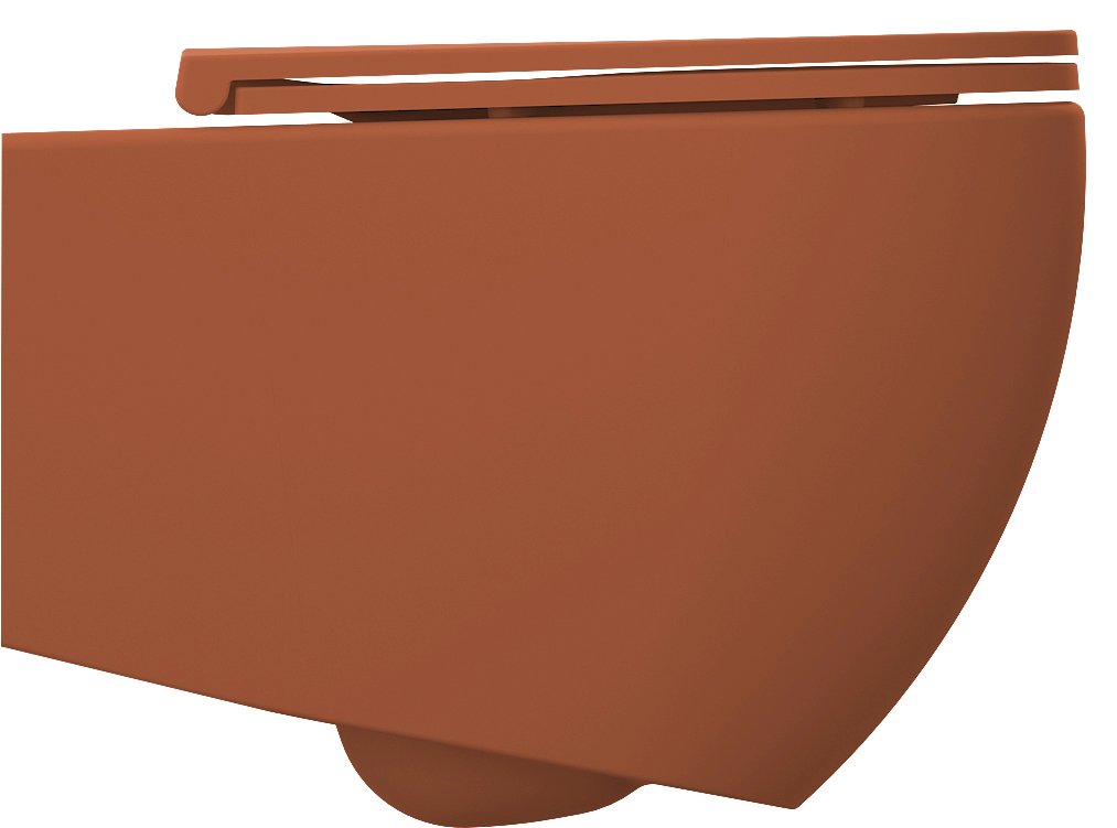 Isvea Infinity Hangtoilet terracotta afbeelding 3