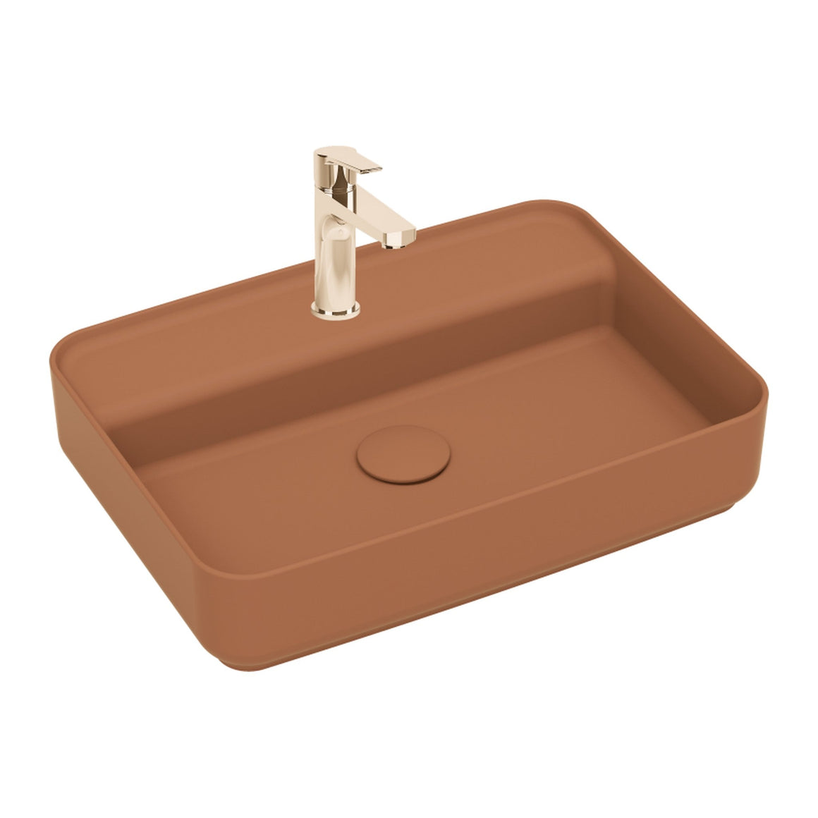 Isvea Infinity Wastafel Rechthoekig terracotta productfoto