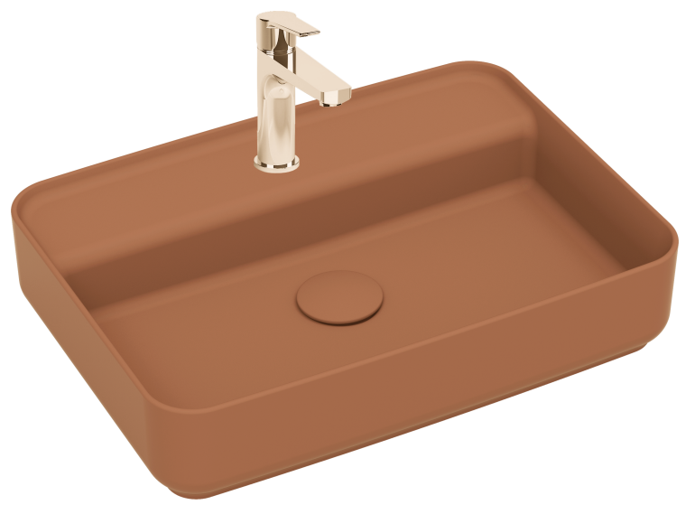 Isvea Infinity Wastafel Rechthoekig terracotta productfoto