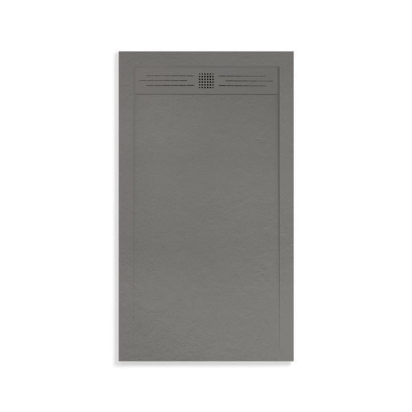 ALONI ELITE DOUCHEBAK - COMPOSIET - 120X80X3CM - MAT GRIJS
