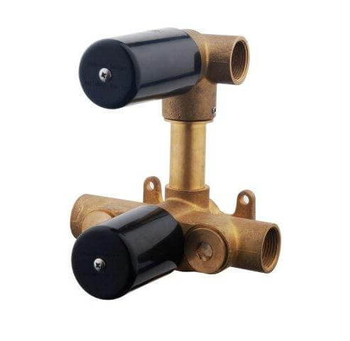 Wiesbaden Inbouw Regendoucheset Wanduitloop Rond 20 cm Chroom (Compleet)