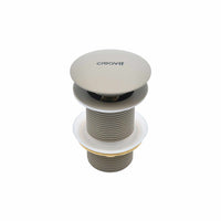CREAVIT AFVOERPLUG - CLICK WASTE 5/4" - MET OVERLOOP - MAT CAPPUCCINO