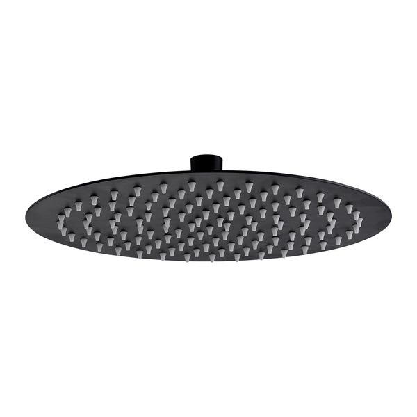 Aloni rond Rainshover RVS Mat Zwart Ø20 cm