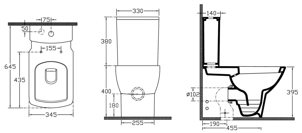 ISVEA Soluzione Vi WC – Technische tekening – 10SZ04002 #variant_57380271948100