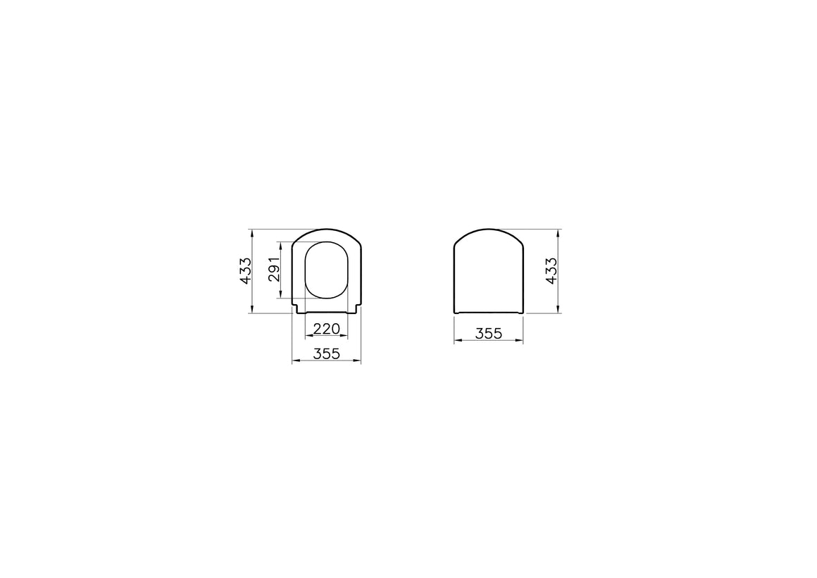 VitrA Valarte WC-bril – Technische tekening – 124-003R009 #variant_57380273619268