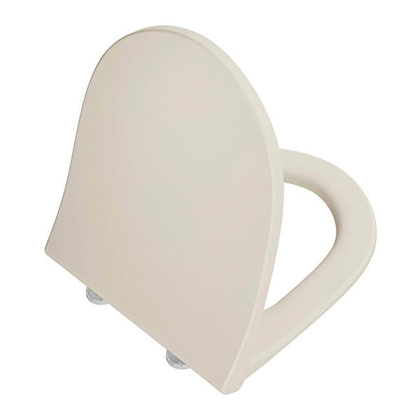 VitrA Sento WC-bril, Mat Zandbeige, Easy Release