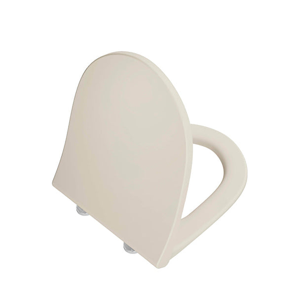 VitrA Sento WC-bril, Mat Zandbeige, Easy Release