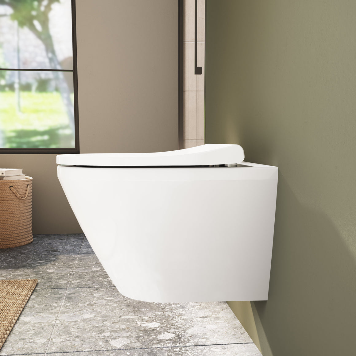 VitrA Integra WC-bril, Wit, Round, Zonder Easy Release – Gebruikssituatie – 131-003-009 #variant_57380298162500