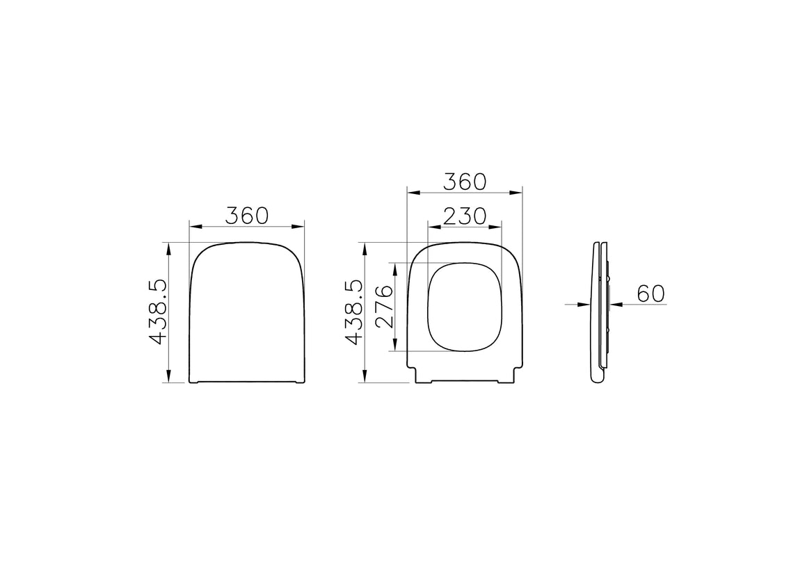VitrA S20 Square WC-bril – Technische tekening – 147-003-909 #variant_57380286726468