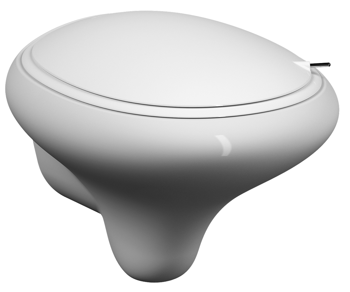 VitrA Istanbul Rim-Ex Wandcloset, Wit, Met Geintegreerd Bidet #variant_57380270670148