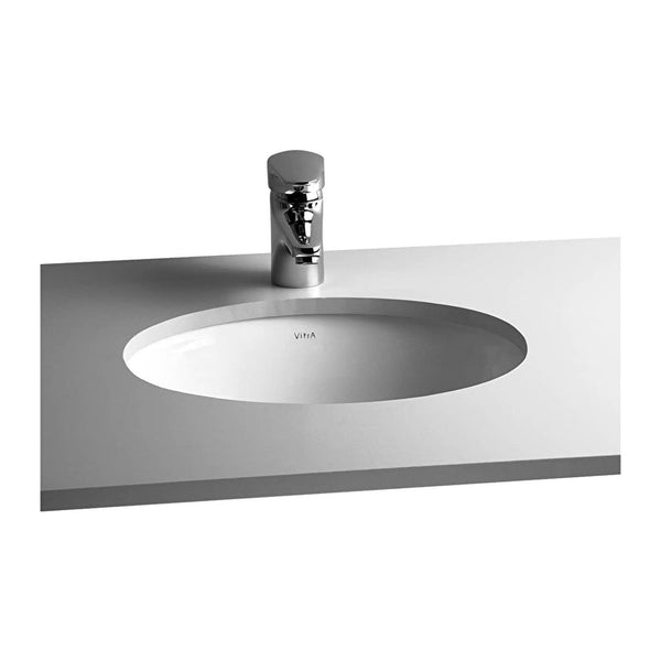 VitrA S20 Onderbouwwastafel, Zonder Kraangat, Met Overloop