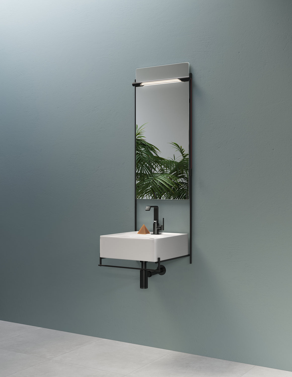 VitrA Equal Badkamerspiegel Met Verlichting 40Cm – Gebruikssituatie – 64103 #variant_57380299374916