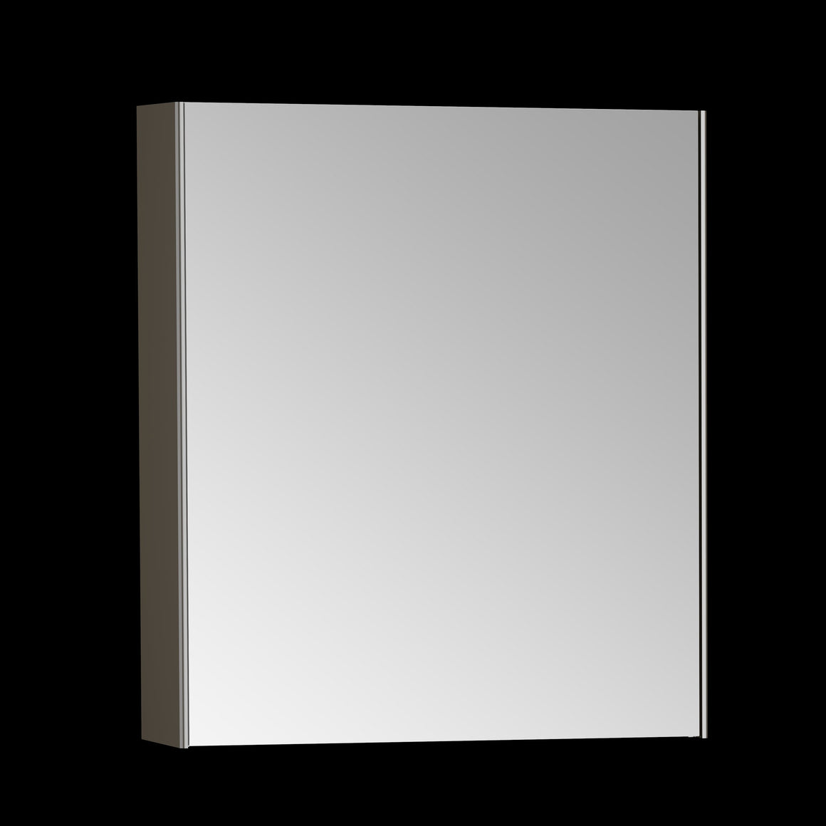 VitrA Basis Spiegelkast Geborsteld Chroom 60Cm, 60 cm #variant_57380301603140