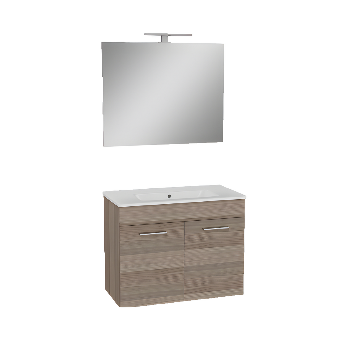 VitrA Mia 80 cm Cordoba (houtlook) met deuren #variant_57380304814404